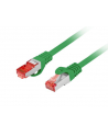 LANBERG Patchcord CAT.6 S/FTP LSZH CU 1m green Fluke Passed - nr 1