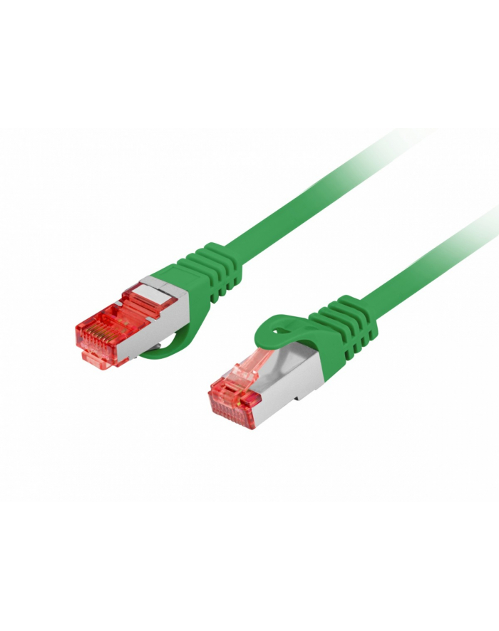 LANBERG Patchcord CAT.6 S/FTP LSZH CU 10m green Fluke Passed główny