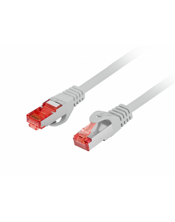 LANBERG Patchcord CAT.6 S/FTP LSZH CU 15m grey Fluke Passed główny