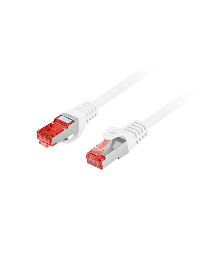 LANBERG Patchcord CAT.6 S/FTP LSZH CU 15m BIAŁY Fluke Passed główny