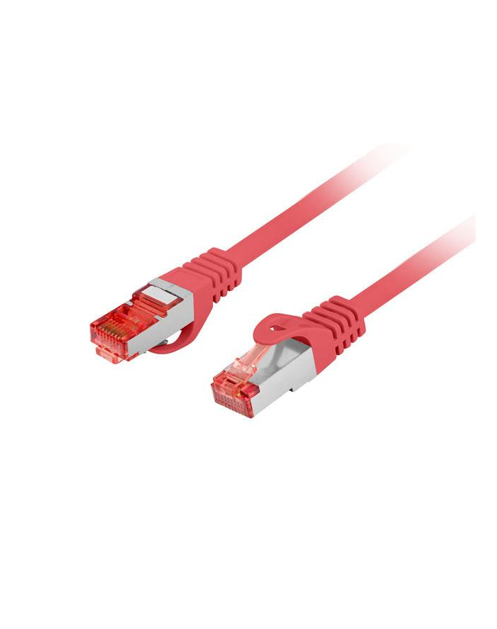 LANBERG Patchcord CAT.6 S/FTP LSZH CU 20m red Fluke Passed główny