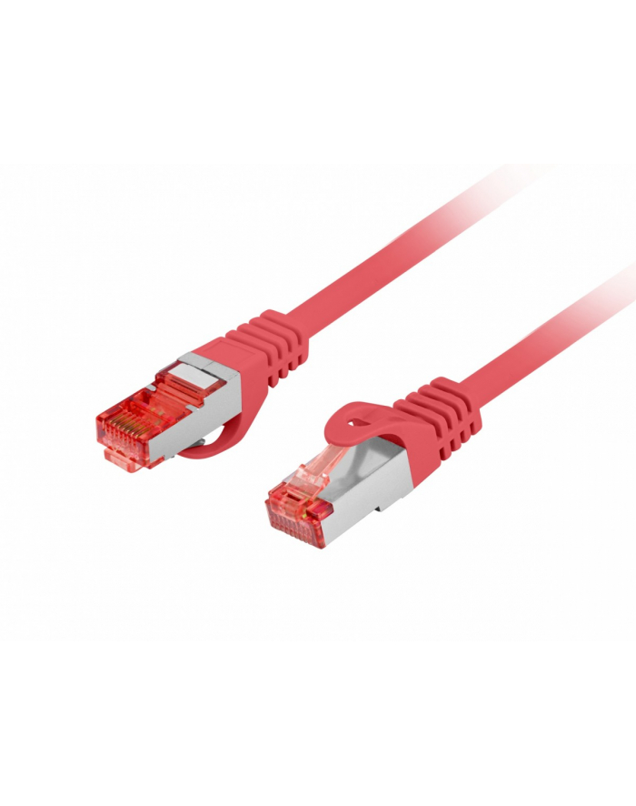 LANBERG Patchcord CAT.6 S/FTP LSZH CU 20m red Fluke Passed główny