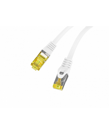 LANBERG Patchcord CAT.6A S/FTP LSZH CU 0.5m BIAŁY Fluke Passed