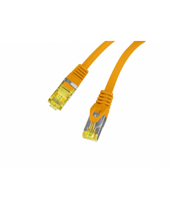 LANBERG Patchcord CAT.6A S/FTP LSZH CU 1m orange Fluke Passed