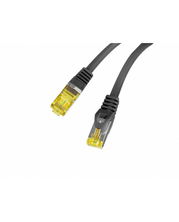 LANBERG Patchcord CAT.6A S/FTP LSZH CU 10m black Fluke Passed