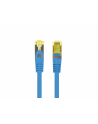 LANBERG Patchcord CAT.6A S/FTP LSZH CU 10m blue Fluke Passed - nr 2