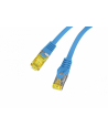 LANBERG Patchcord CAT.6A S/FTP LSZH CU 10m blue Fluke Passed - nr 3