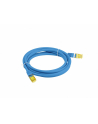 LANBERG Patchcord CAT.6A S/FTP LSZH CU 10m blue Fluke Passed - nr 5