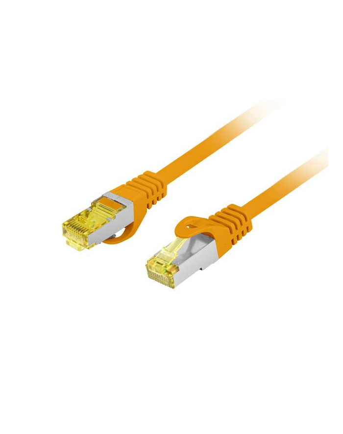 LANBERG Patchcord CAT.6A S/FTP LSZH CU 10m orange Fluke Passed główny