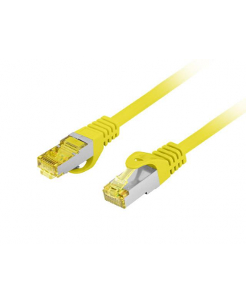 LANBERG Patchcord CAT.6A S/FTP LSZH CU 10m yellow Fluke Passed