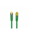 LANBERG Patchcord CAT.6A S/FTP LSZH CU 15m green Fluke Passed - nr 2