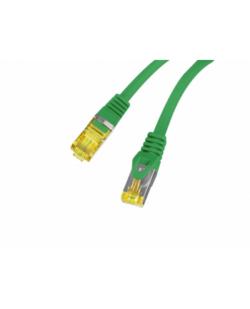 LANBERG Patchcord CAT.6A S/FTP LSZH CU 15m green Fluke Passed nr 2
