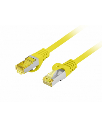 LANBERG Patchcord CAT.6A S/FTP LSZH CU 15m yellow Fluke Passed nr 1
