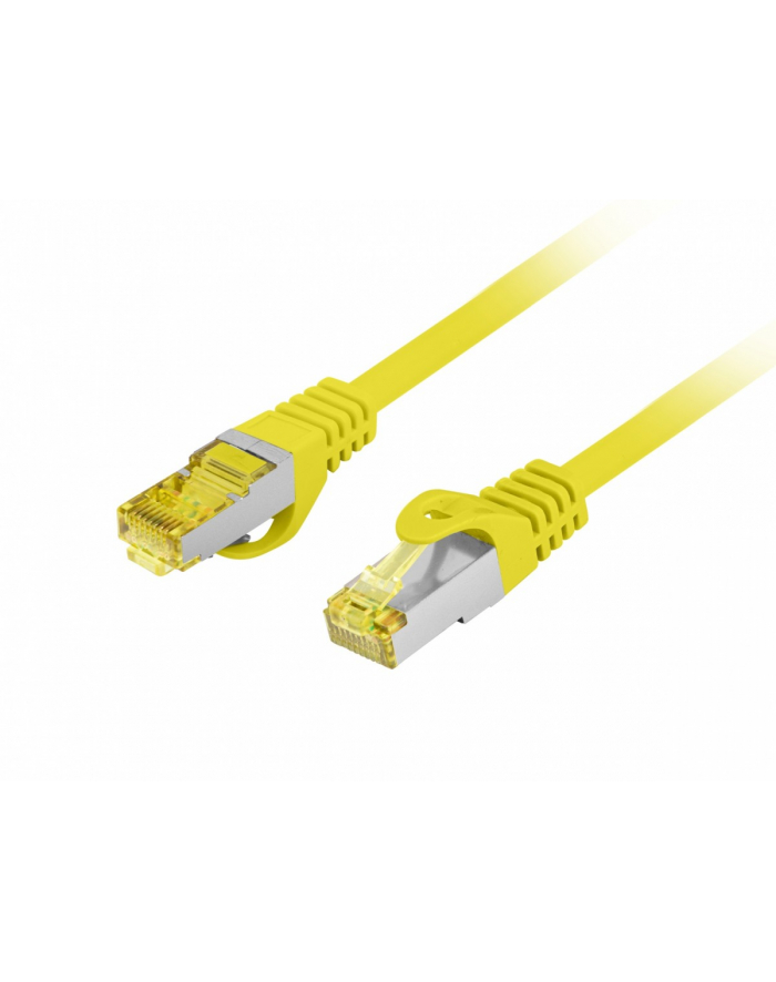 LANBERG Patchcord CAT.6A S/FTP LSZH CU 15m yellow Fluke Passed główny
