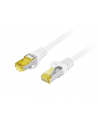 LANBERG Patchcord CAT.6A S/FTP LSZH CU 20m BIAŁY Fluke Passed - nr 1