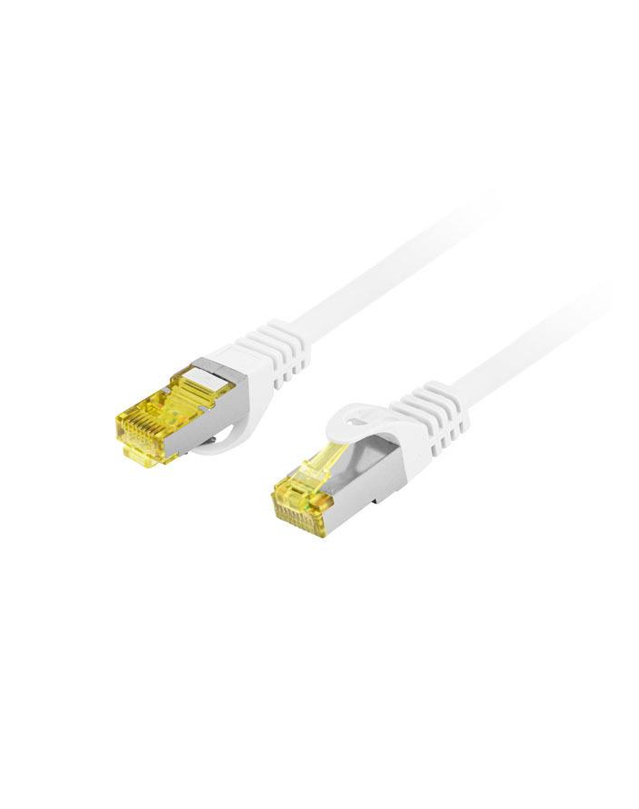 LANBERG Patchcord CAT.6A S/FTP LSZH CU 20m BIAŁY Fluke Passed główny
