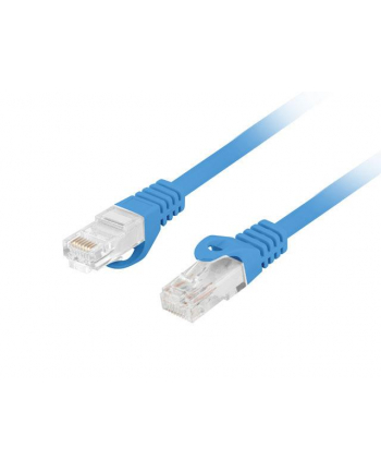 LANBERG Patchcord CAT.6 UTP LSZH CU 0.25m blue Fluke Passed