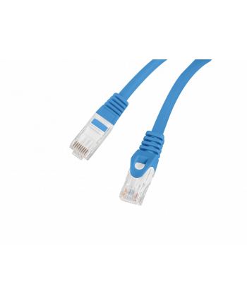 LANBERG Patchcord CAT.6 UTP LSZH CU 0.25m blue Fluke Passed