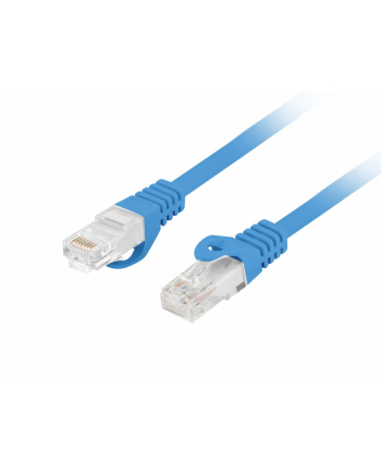 LANBERG Patchcord CAT.6 UTP LSZH CU 0.25m blue Fluke Passed