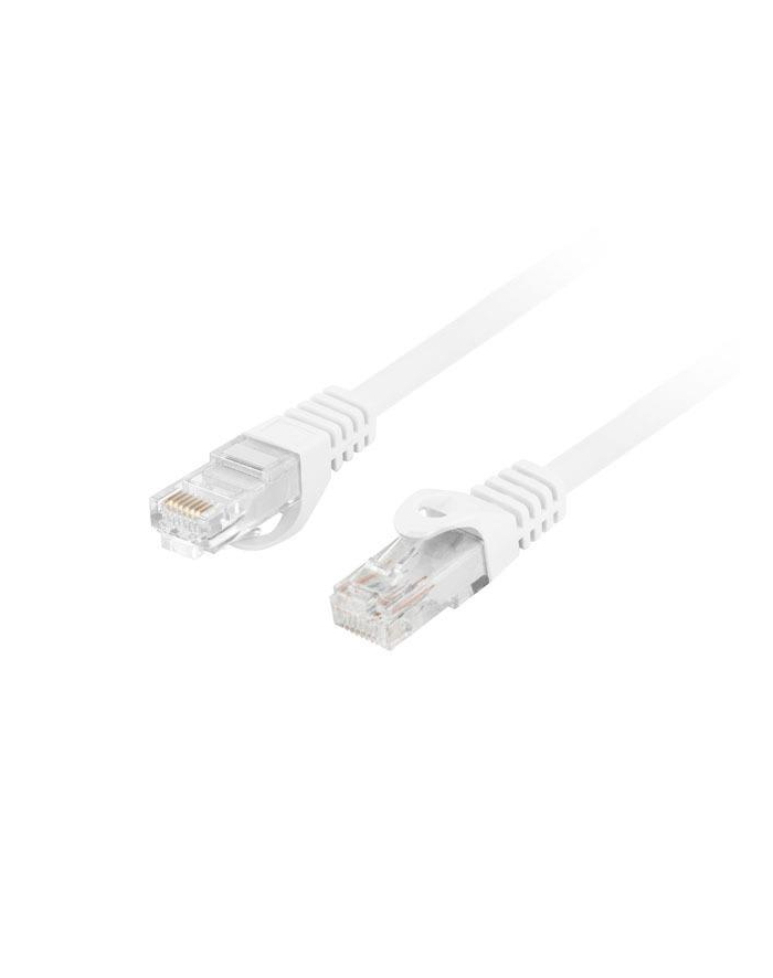 LANBERG Patchcord CAT.6 UTP LSZH CU 0.25m BIAŁY Fluke Passed główny
