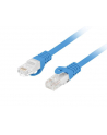 LANBERG Patchcord CAT.6 UTP LSZH CU 0.5m blue Fluke Passed - nr 1
