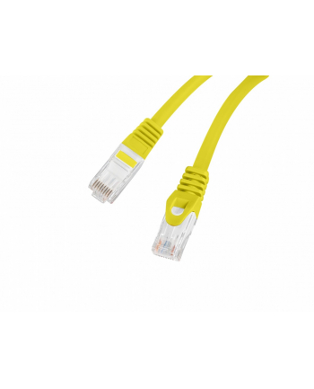 LANBERG Patchcord CAT.6 UTP LSZH CU 1m yellow Fluke Passed