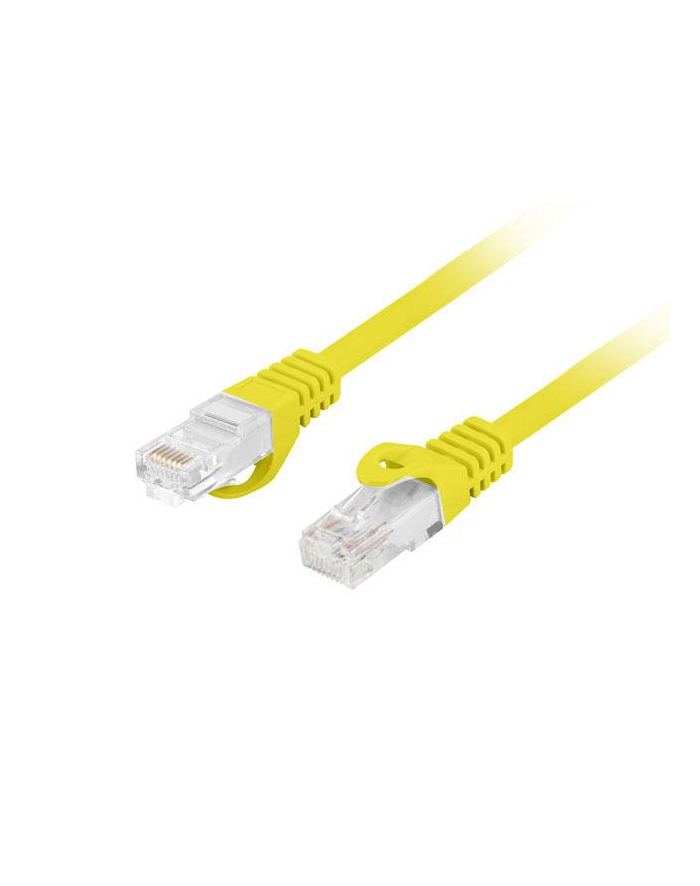 LANBERG Patchcord CAT.6 UTP LSZH CU 10m yellow Fluke Passed główny