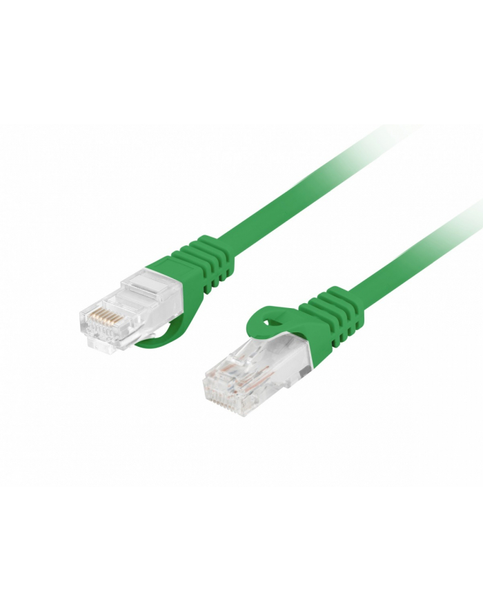 LANBERG Patchcord CAT.6 UTP LSZH CU 20m green Fluke Passed główny