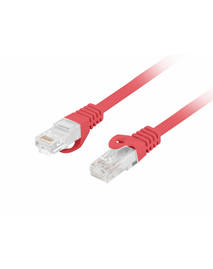 LANBERG Patchcord CAT.6 UTP LSZH CU 20m red Fluke Passed główny