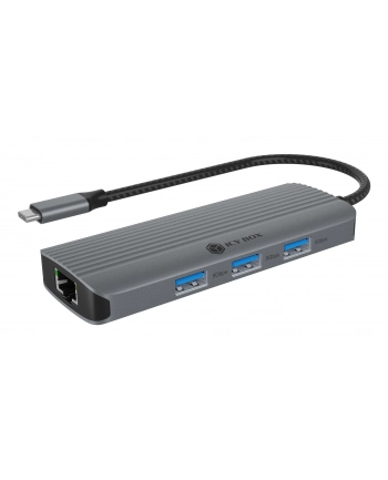 ICY BOX IB-DK4034a-CPD 6-in-1 USB Type-C Notebook DockingStation