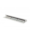 LANBERG Patch panel 24 port 1U 19 '' Kat.5e UTP z organizerem kablowym czarny - nr 5