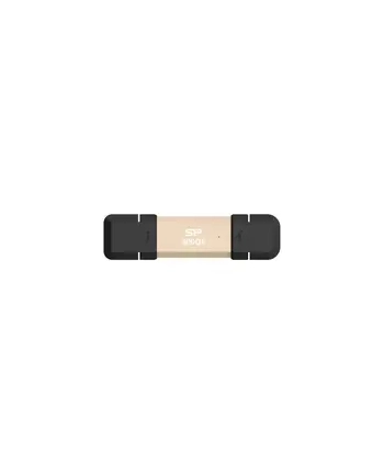 silicon power computer ' communicat SILICON POWER DS72 500GB External SSD USB-A USB-C 1050/850MB/s Gold