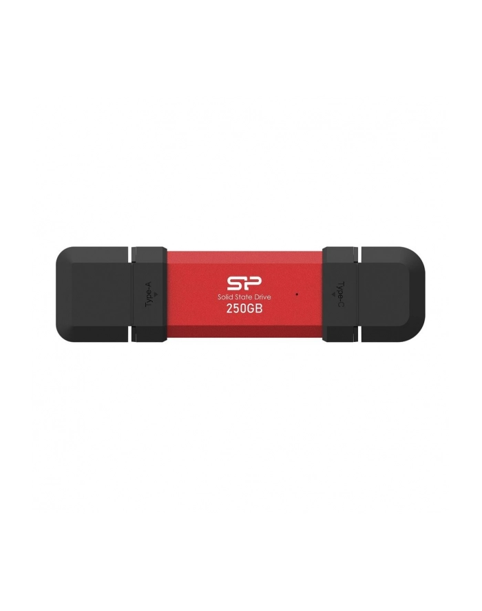 silicon power computer ' communicat SILICON POWER DS72 250GB External SSD USB-A USB-C 1050/850MB/s Red główny