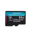 KINGSTON 64GB microSDXC Canvas Go Plus Gen4 200R A2 U3 Single Pack w/o ADP - nr 7