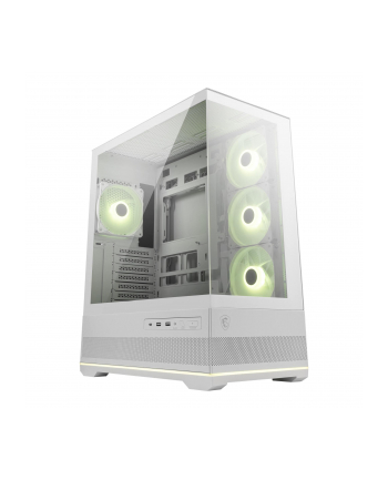 Obudowa MSI MAG PANO 110R PZ WHITE ATX Midi z oknem, bez zasilacza