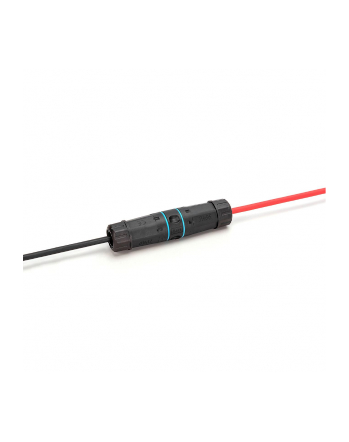 Złącze DIGITUS zewnętrzne kat.6A, stopień ochrony IP68 Połączenie RJ45-RJ45 główny