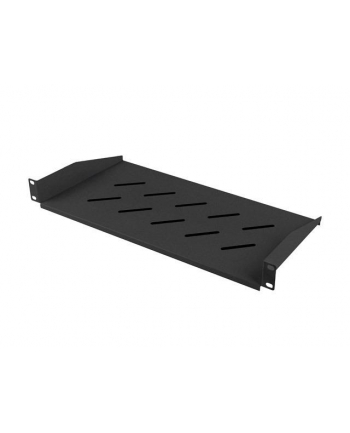 Półka do szaf Lanberg 19'' 350/450/600/800/1000mm czarna (1U/483x220mm udźwig do 25kg