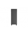 Szafa instalacyjna Rack Lanberg stojąca 19'' 32U 600x1000 czarna drzwi przeszklone LCD (flat pack) - nr 10