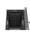 Szafa instalacyjna Rack Lanberg stojąca 19'' 32U 600x1000 czarna drzwi przeszklone LCD (flat pack) - nr 13