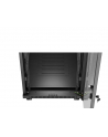 Szafa instalacyjna Rack Lanberg stojąca 19'' 32U 600x1000 czarna drzwi przeszklone LCD (flat pack) - nr 2