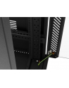 Szafa instalacyjna Rack Lanberg stojąca 19'' 32U 600x1000 czarna drzwi przeszklone LCD (flat pack) - nr 3