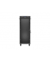 Szafa instalacyjna Rack Lanberg stojąca 19'' 32U 600x1000 czarna drzwi przeszklone LCD (flat pack) - nr 5