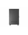 Szafa instalacyjna Rack Lanberg stojąca 19'' 32U 600x1000 czarna drzwi przeszklone LCD (flat pack) - nr 8