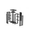 Szafa instalacyjna Rack Lanberg 19'' 32U 600x1000 czarna drzwi perforowane LCD (flat pack) - nr 3