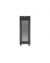 Szafa instalacyjna Rack Lanberg 19'' 32U 600x1000 czarna drzwi perforowane LCD (flat pack) - nr 5