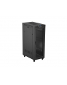 Szafa instalacyjna Rack Lanberg 19'' 32U 600x1000 czarna drzwi perforowane LCD (flat pack) - nr 6
