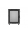 Szafa inastalacyjna rack Lanberg 19'' 15U 600x600 czarna drzwi perforowane (flat pack) - nr 4