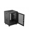 Szafa inastalacyjna rack Lanberg 19'' 15U 600x600 czarna drzwi perforowane (flat pack) - nr 8