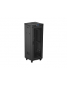 Szafa instalacyjna Rack Lanberg stojąca 19'' 32U 600x600 czarna (flat pack) - nr 7