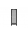 Szafa instalacyjna Rack Lanberg stojąca 19'' 32U 600x800 czarna drzwi perforowane LCD (flat pack) - nr 6